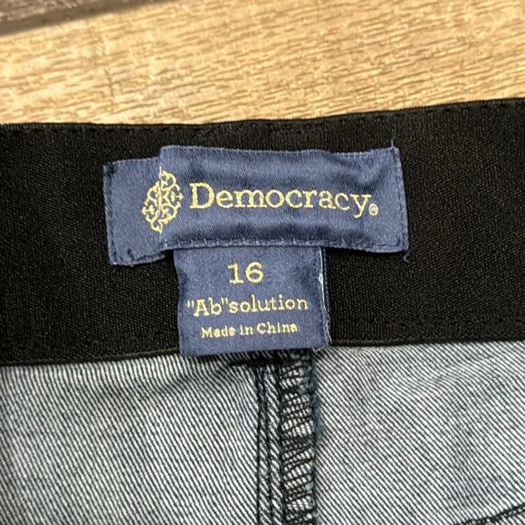 Democracy Women's Ab Solution Jegging Medium Wash Size 16 - Picture 7 of 9